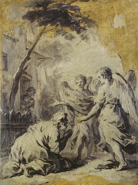 Abrae i tre angeli